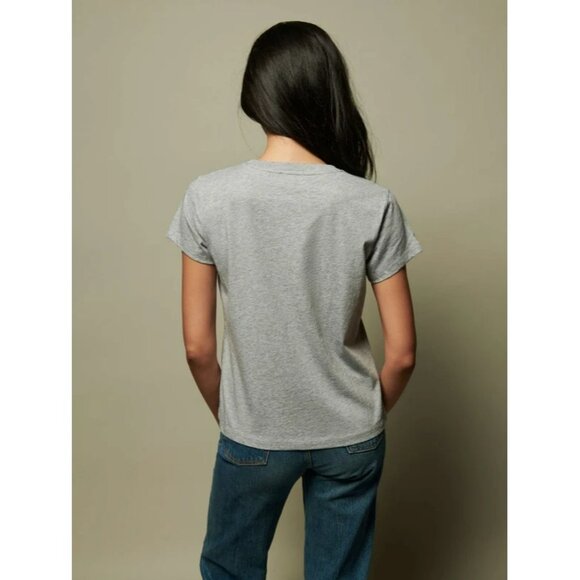 NWT Nation Los Angeles Gray Crew Neck Short Sleeve Tee Shirt - Picture 9 of 9